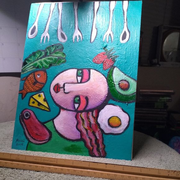 The utensils - art of world known artist Paola Alvial 2019 - Picture 1 of 4